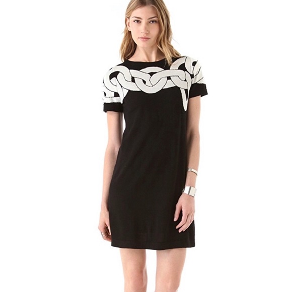 Diane Von Furstenberg Kivel Chain Sweater Dress - Picture 3 of 7